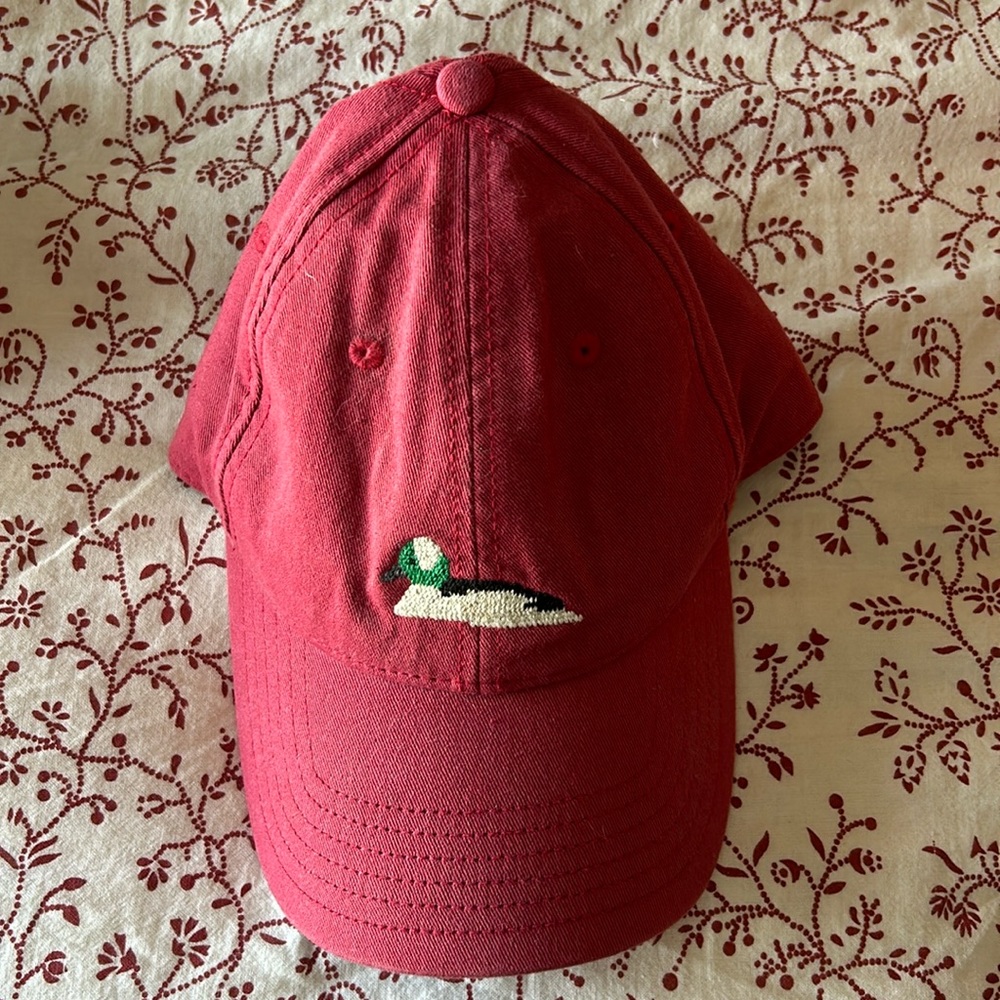 Harding Lane Needlepoint Bufflehead Duck Hat/Cap